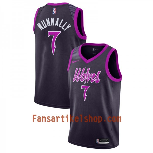 Minnesota Timberwolves Trikot James Nunnally 7 2018-19 Nike City Edition Lila Swingman - Herren Minnesota Timberwolves Trikot James Nunnally 7 2018-19 Nike City Edition Lila Swingman - Herren